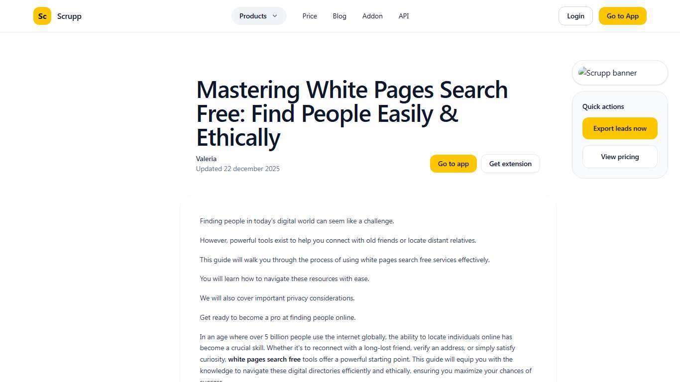 Mastering White Pages Search Free: Find People Easily & Ethically