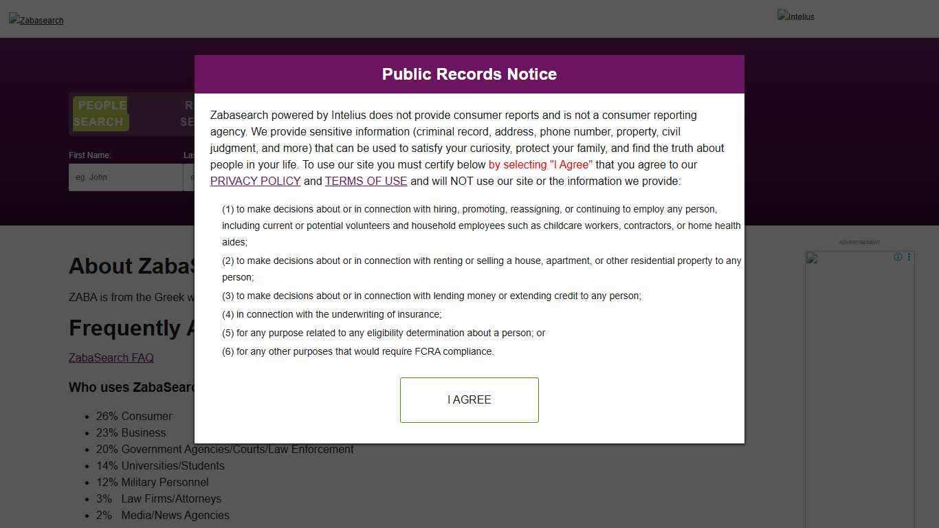 About Us | ZabaSearch