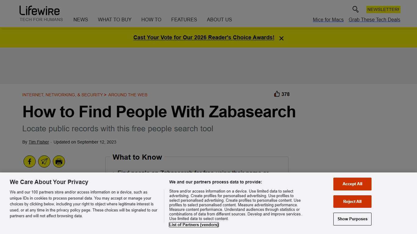 How to Find People With Zabasearch